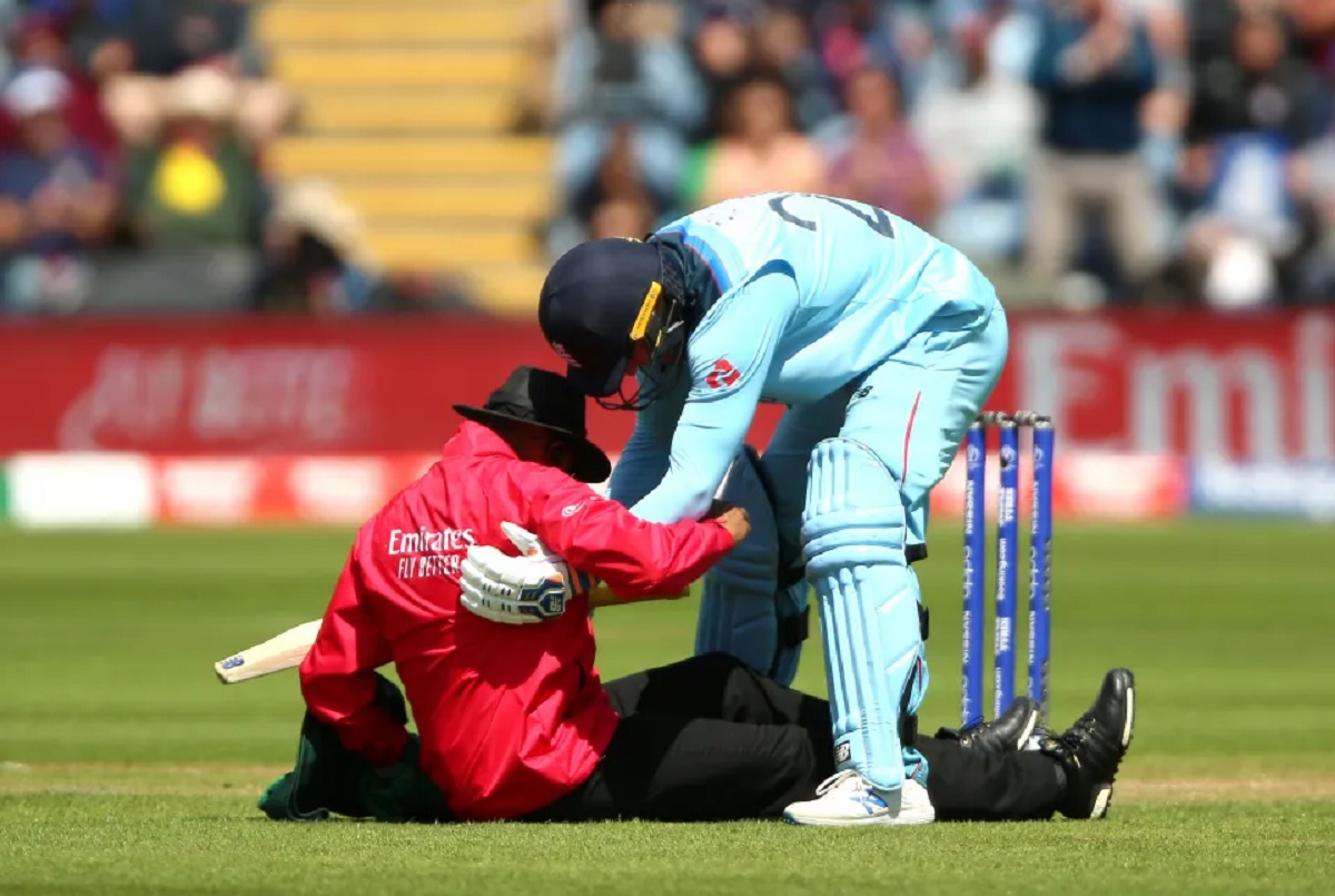 Jason Roy umpire Joel Wilson