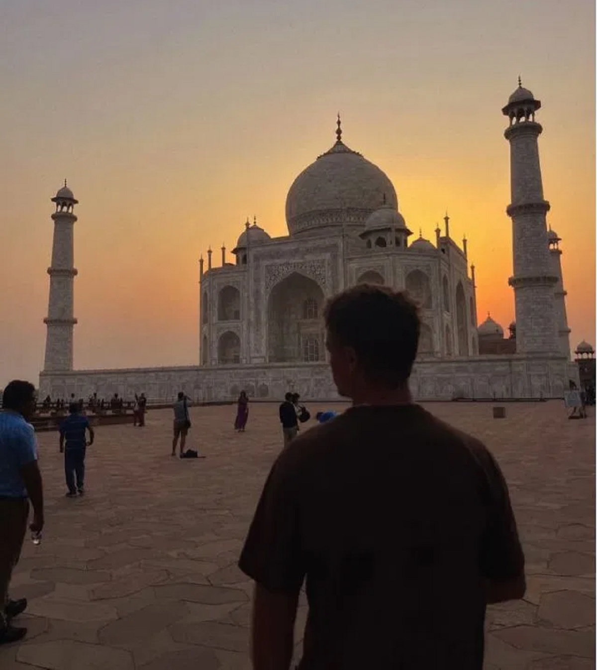 MI Players Visited Taj Mahal