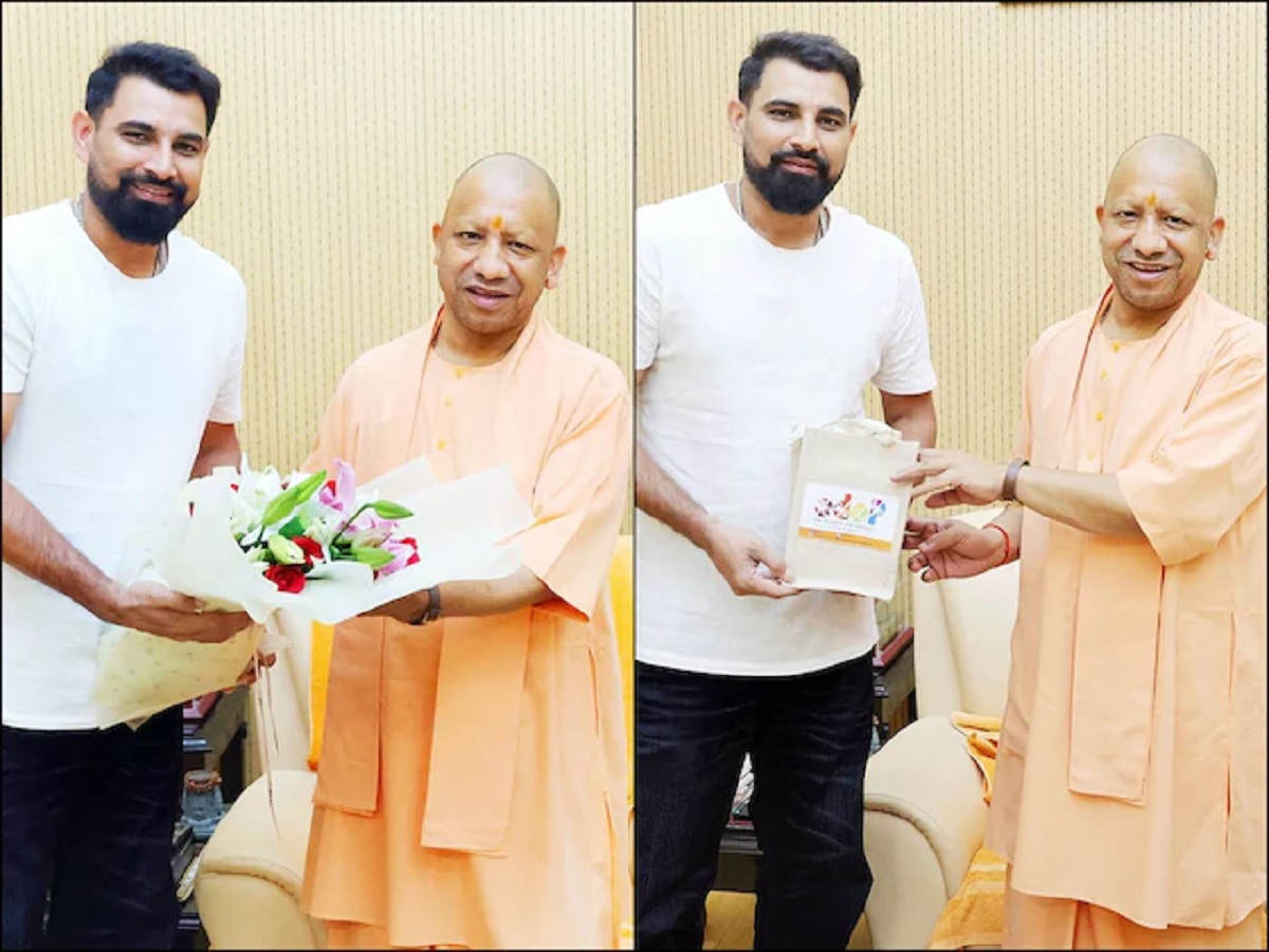 Shami Met CM Yogi